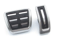 Stainless steel pedal cover for Porsche Macan with no-drill installation
