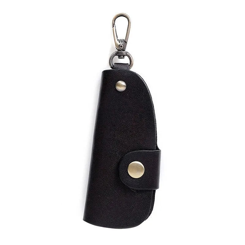 Genuine leather handmade key storage bag in four colour options for car and door keys
