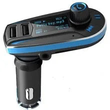 bt618c car Bluetooth FM transmitter with LCD screen and USB port for MP3 playback