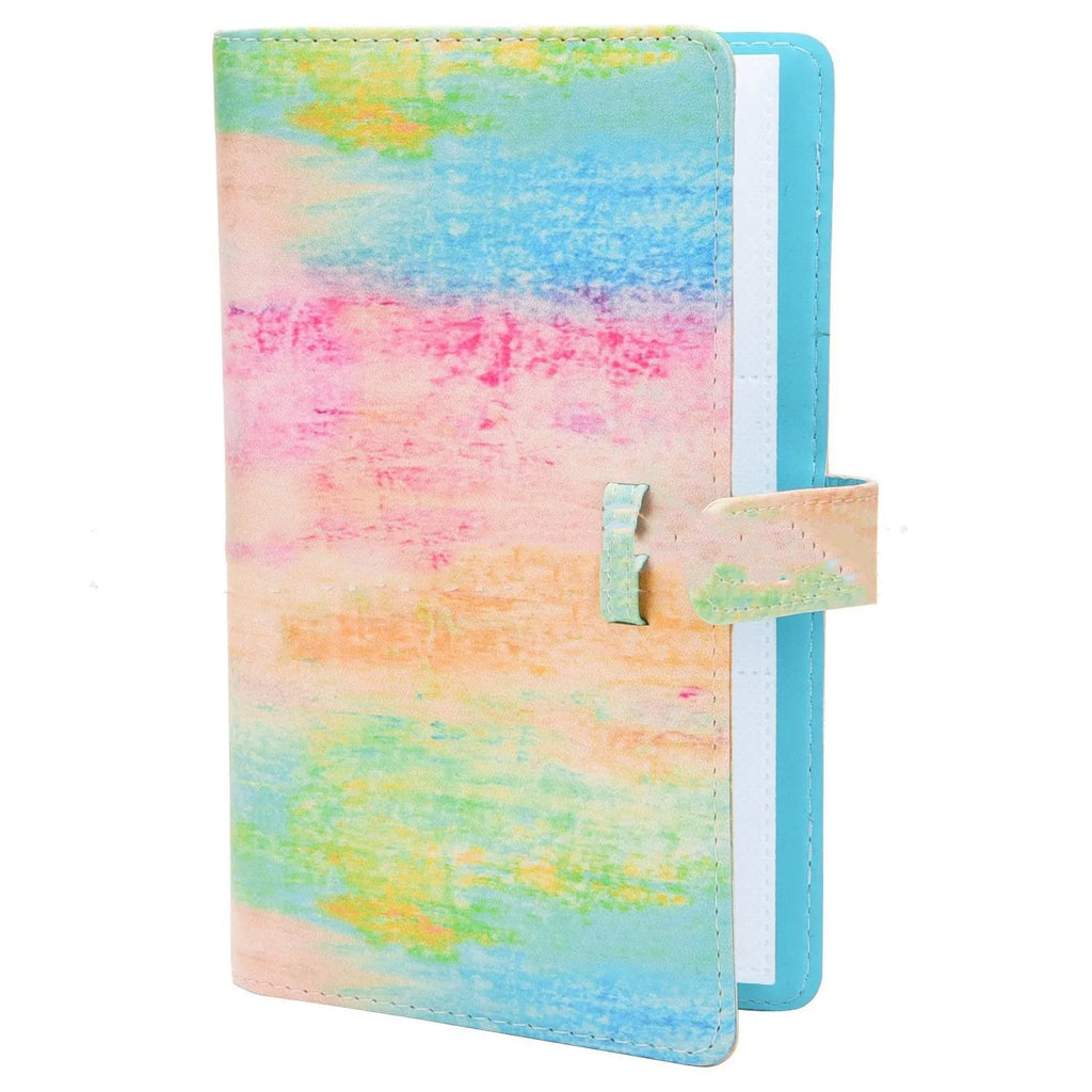 Book-shaped photo album with PU cover, 96 pockets for three-inch photos, picture colour