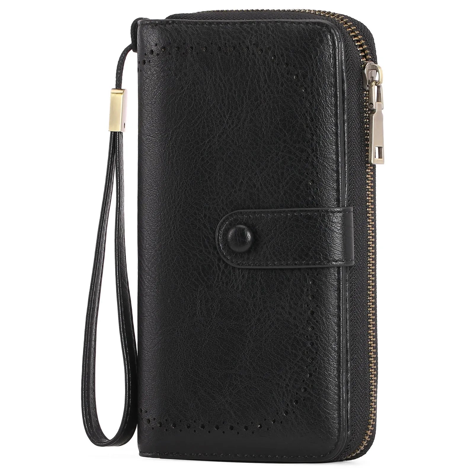 PU expanding women's long wallet passport bag with RFID protection in multiple colour options