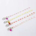 Glow in the dark adjustable cat collar with metal bell on a 29cm silicone chain