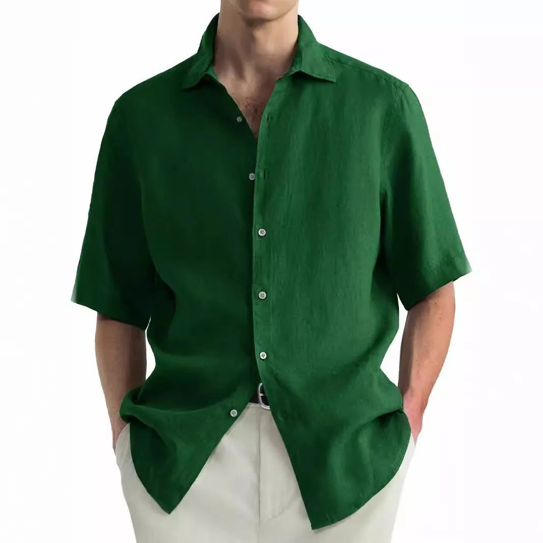 Men's casual washed cotton shirt cardigan in pure cotton fabric available in multiple colours and sizes