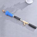 Adjustable agricultural spray gun with submachine gun style handle for pesticide spraying