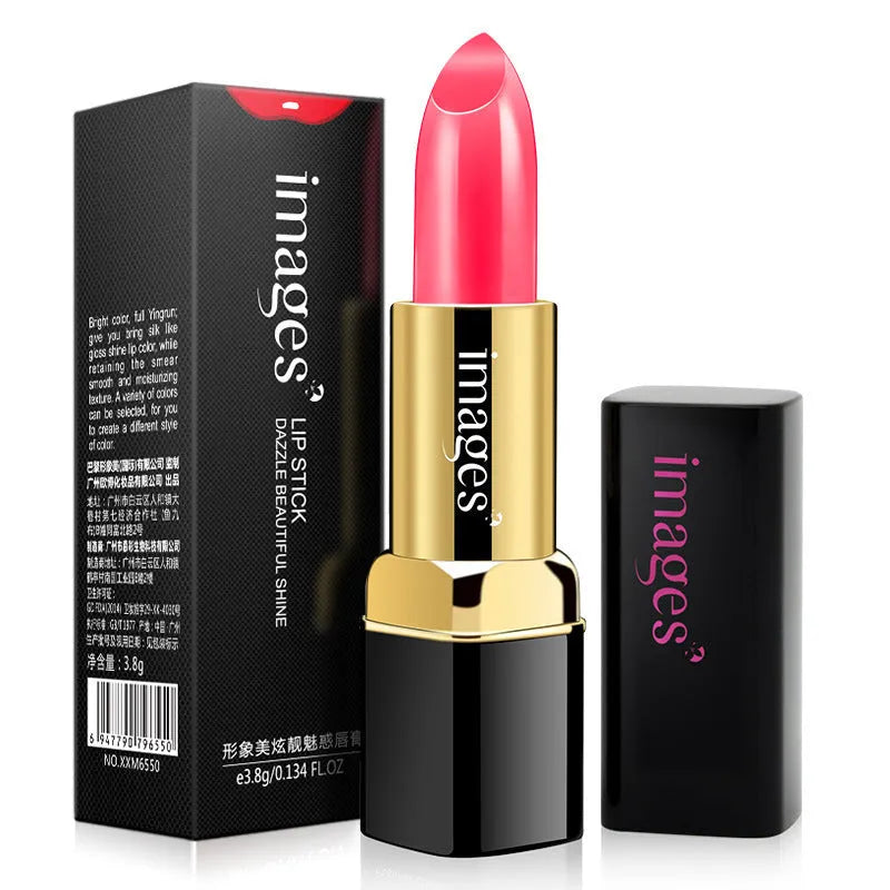 Moisturising lipstick gloss stick in 10 colours including coral red and cherry red