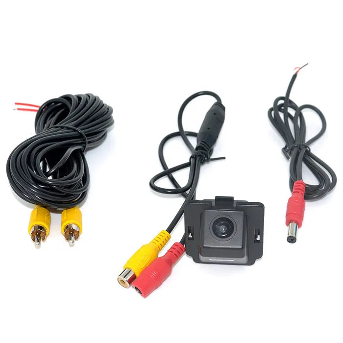 Black waterproof reversing camera with 170-degree viewing angle for car rear view