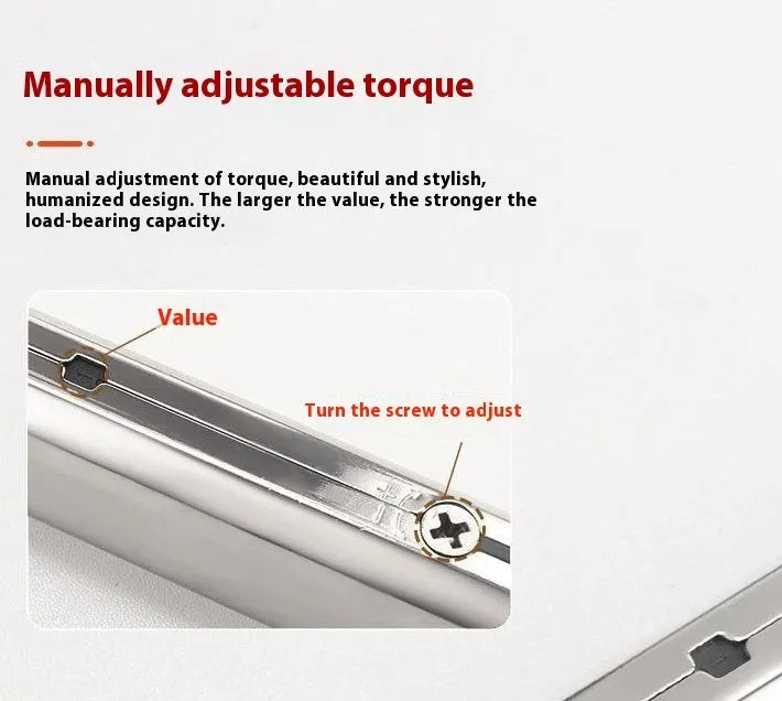 Cold rolled steel CRS tatami cabinet support rod with spring jackstay mechanism