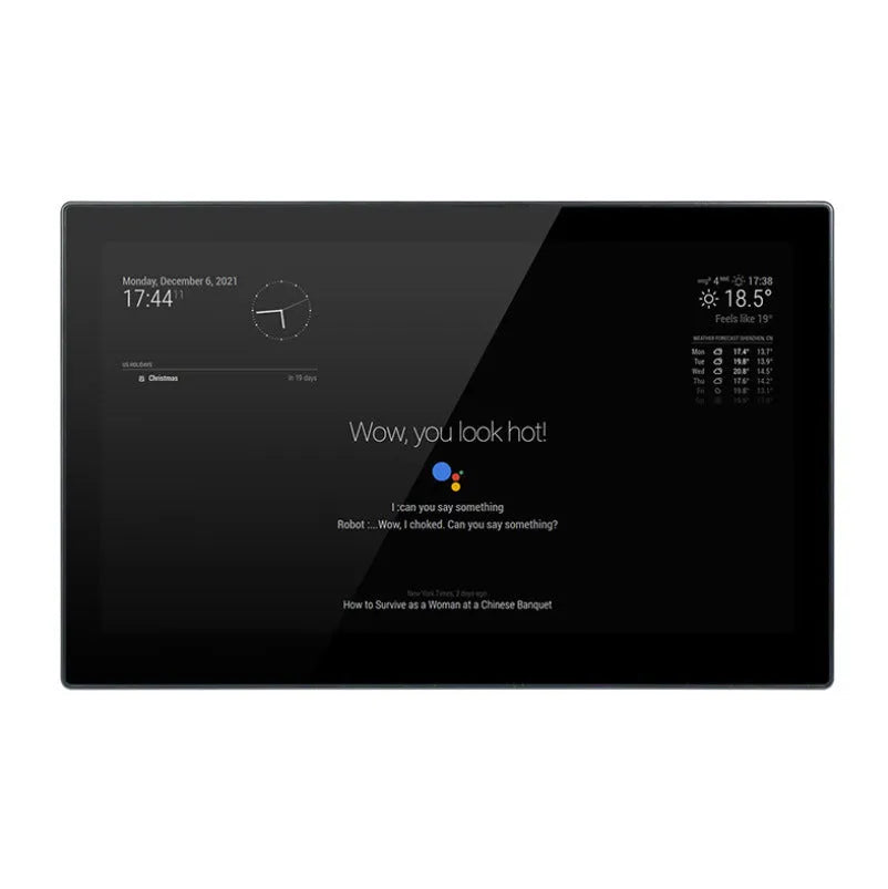 13.3-inch integrated computer touch display with Raspberry Pi CM4 for magic mirror and voice assistant projects
