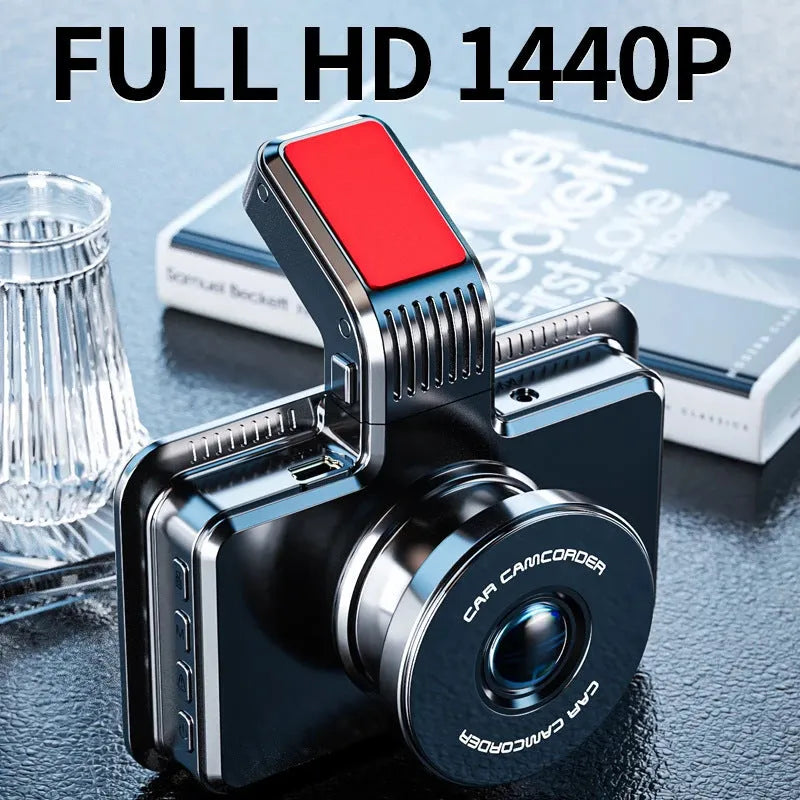 3-inch HD car DVR dashboard camera with dual lens for front and rear recording