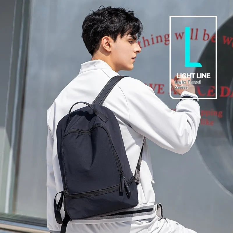 Marco Leideng light travel leisure backpack in blue black, fashion grey or olive green colours