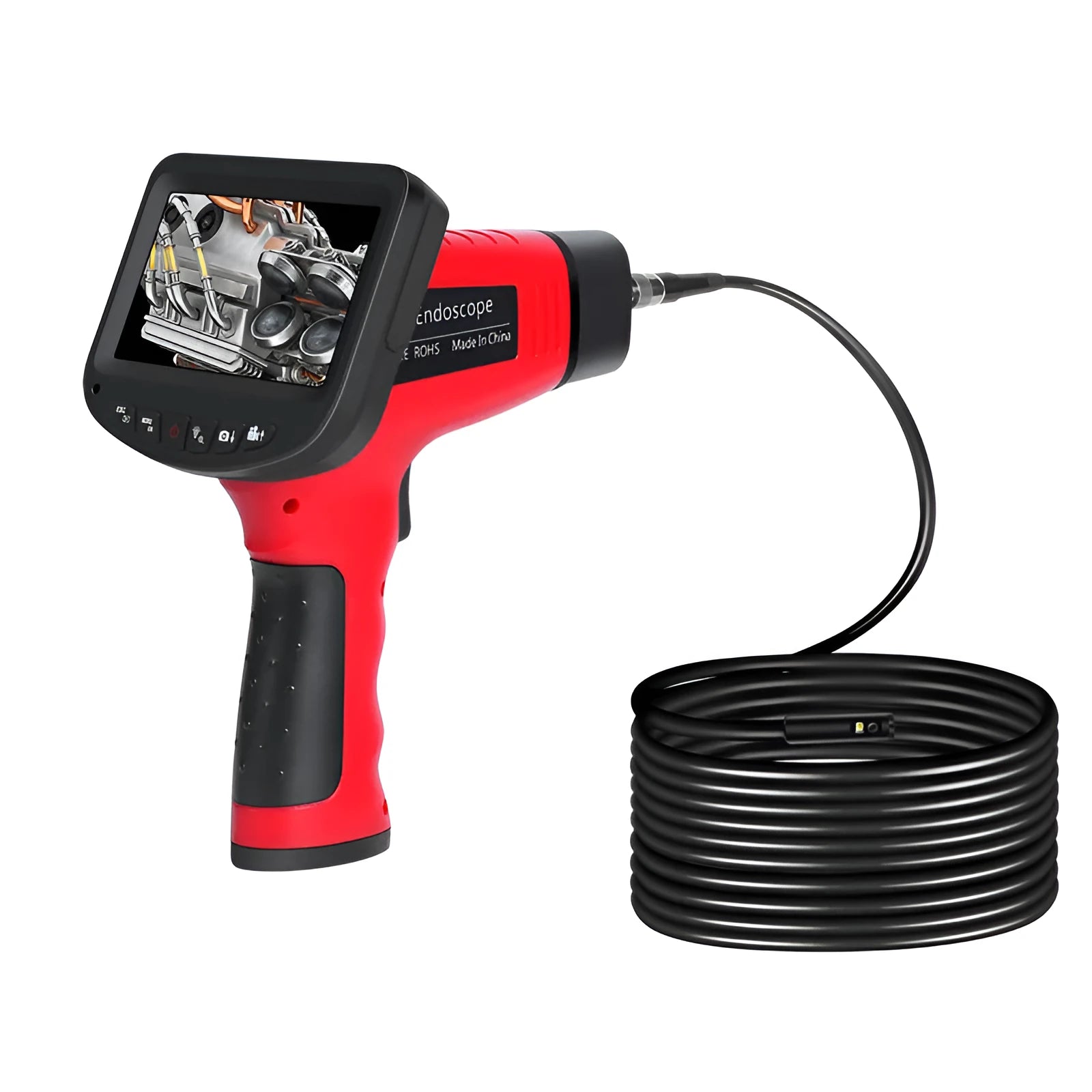 8.5mm diameter dual-lens endoscope camera with multiple cable length options