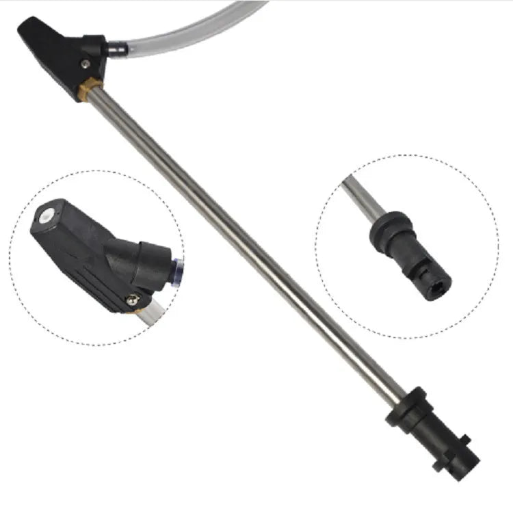 Ceramic high pressure sand blasting nozzle with stainless steel handle for Karcher pressure washers
