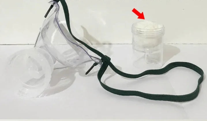 Soft rubber mask aid frame for reducing facial pressure during extended wear