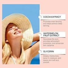 100g darkening cream container for temporary skin tone enhancement