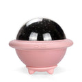 UFO shaped starry sky projection night light in pink, white, or green colours