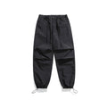 Men's straight-leg casual trousers in thin ice silk nylon fabric available in multiple colours