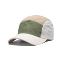 Men's baseball cap with curved brim in khaki, army green, orange or yellow quick-drying cotton polyester