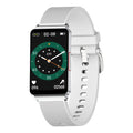 EP08 Smart Blood Glucose Monitoring Bracelet with touch screen and TPU strap in black, gold, or silver colours