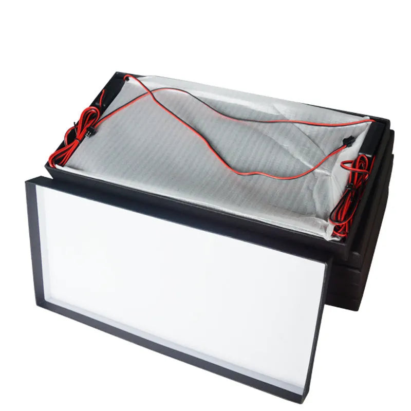 Two white LED license plate light units for truck and van installation