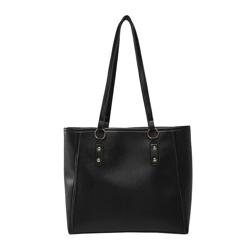 Korean style PU crossbody shoulder bag with sandwich pocket design in neutral colours