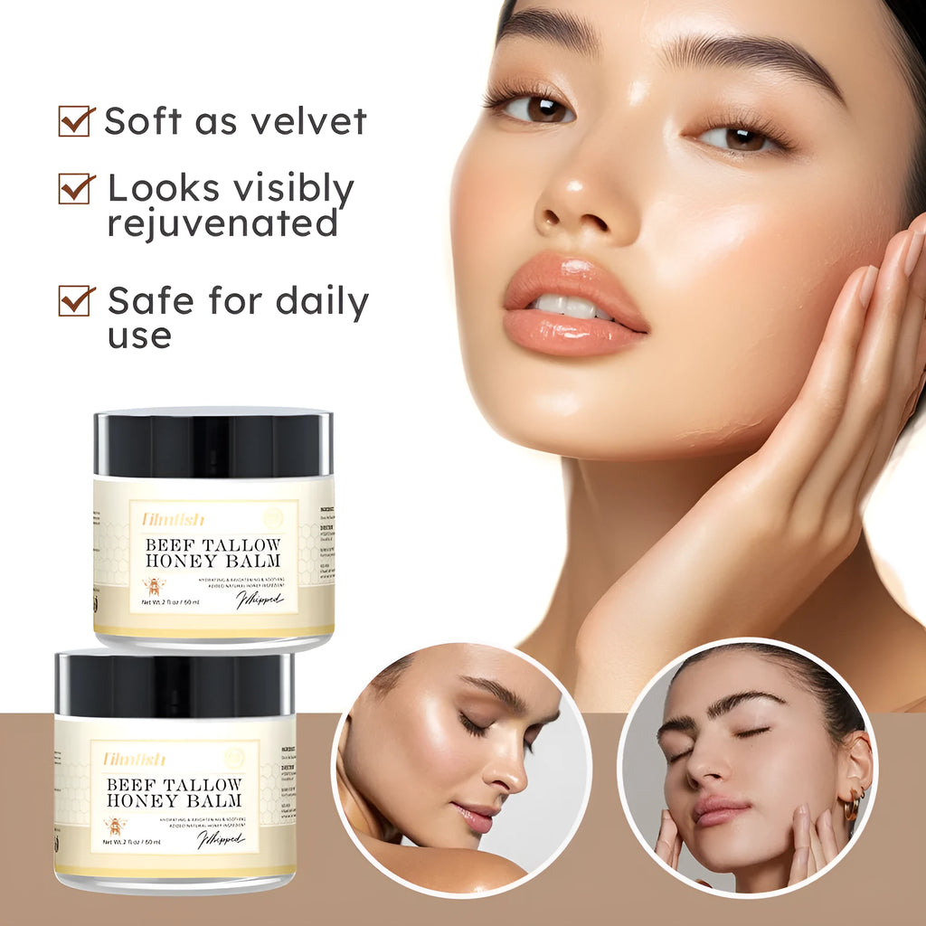 60ml jar of honey moisturising cream for body hydration