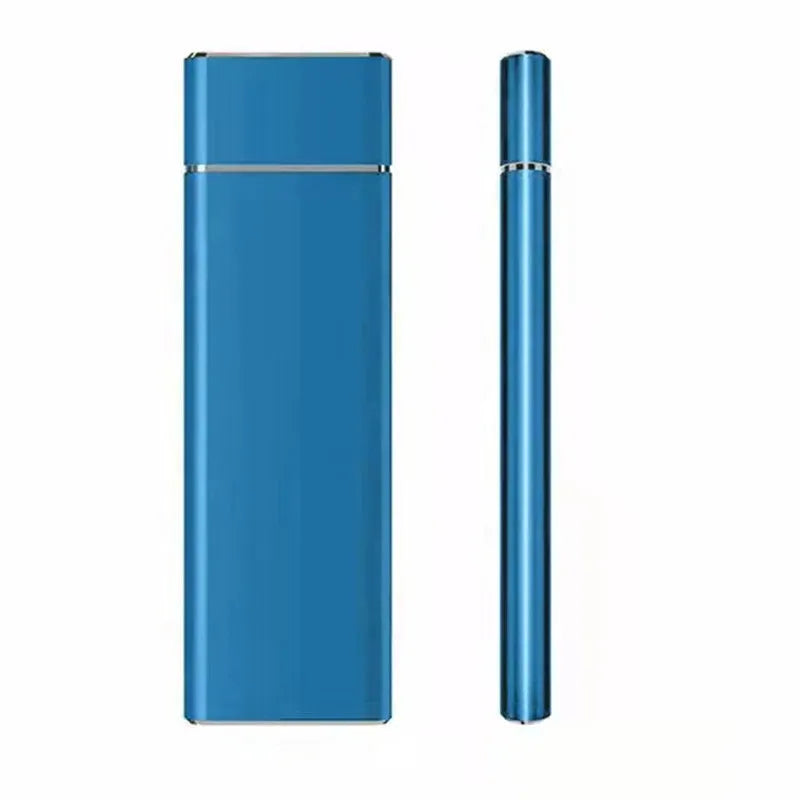 6TB USB 3.0 external mobile hard disk in silver metal casing with ultra-thin design