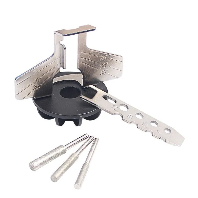 Silver metal chain grinding device for electric grinders with 20mm length