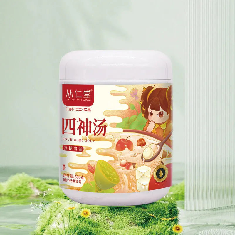 Traditional Chinese herbal tea decoction for children's spleen and stomach health in 100ml individual bags