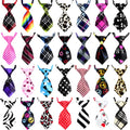 Pet tie bow tie in solid colour nylon measuring 10.5cm by 5cm for cats and dogs