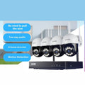 ZOSI 4-channel POE security camera system box with outdoor bullet cameras and network video recorder