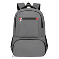 Oxford cloth insulated backpack with curved shoulder straps showing dry wet separation compartments and pull rod belt accessory