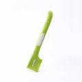TPR pet feeding spoon with long handle for canned cat and dog food in green colour