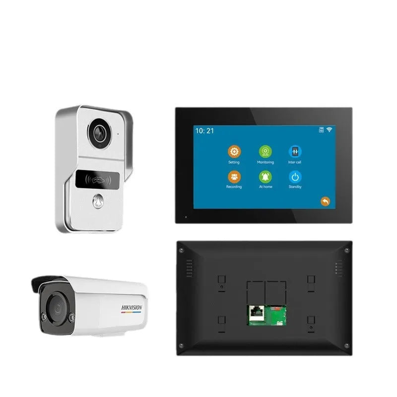 10-inch wireless network video intercom doorbell with colour HD display and 1080P camera for home security