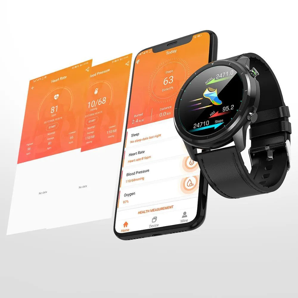 LEMFO LF26 smart bracelet with 1.3-inch screen shown in Silver colour option on a wrist.