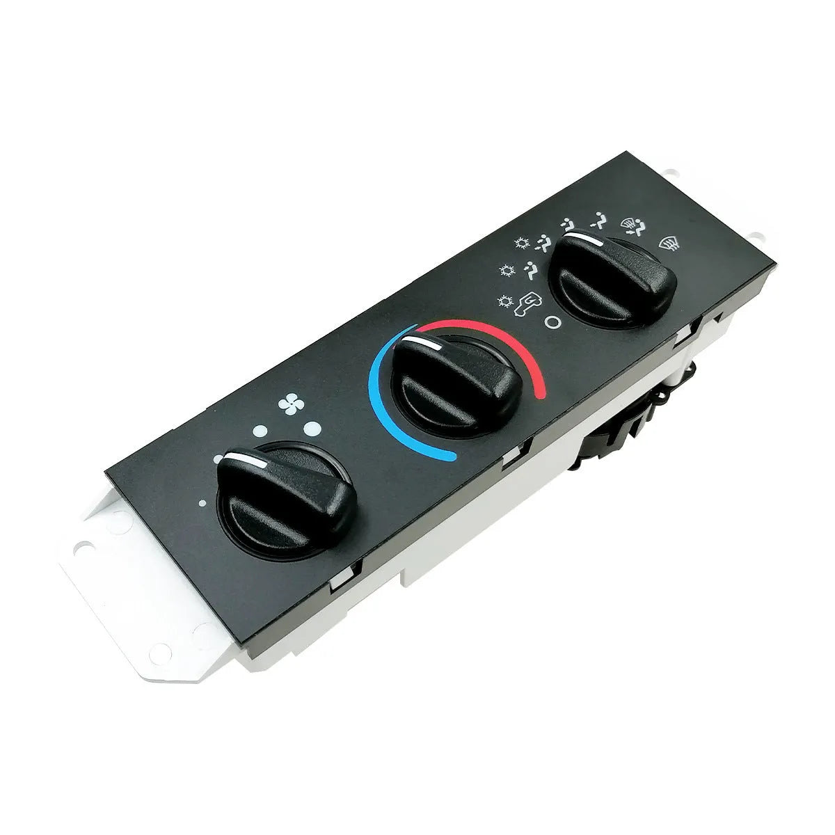 Black automotive air conditioning control switch panel for Jeep Wrangler 2005-2006 replacement part