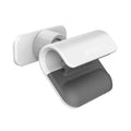 Black universal car phone holder with 360-degree rotation mounted on vehicle air vent