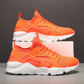 Men's low top casual shoes in mesh with cross straps and flat sole