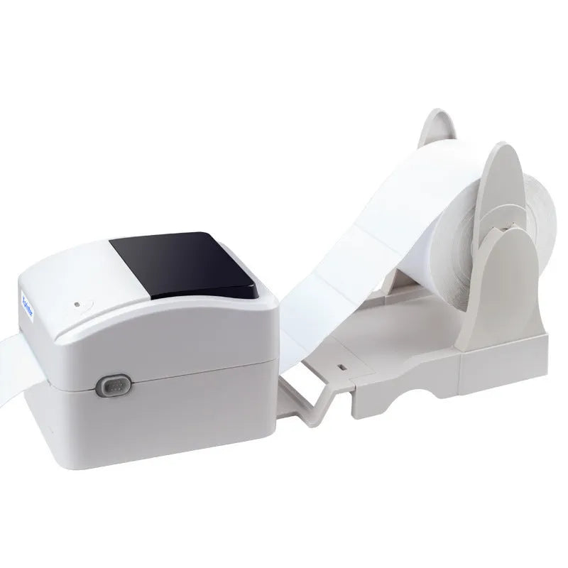 Thermal barcode printer with USB interface and compact shell design for clothing labels