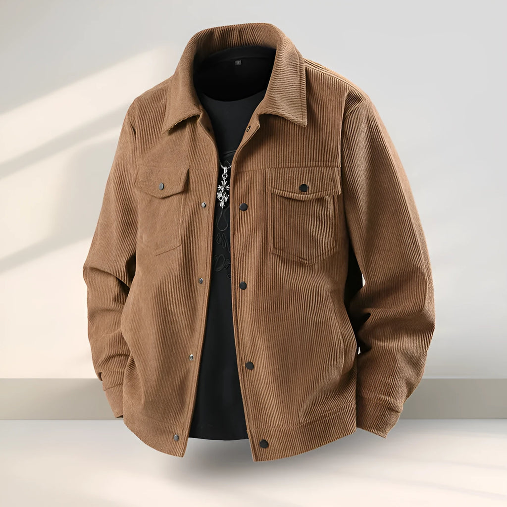 Men's plus size slim fit Lycra casual coat in black, coffee, green or white colours