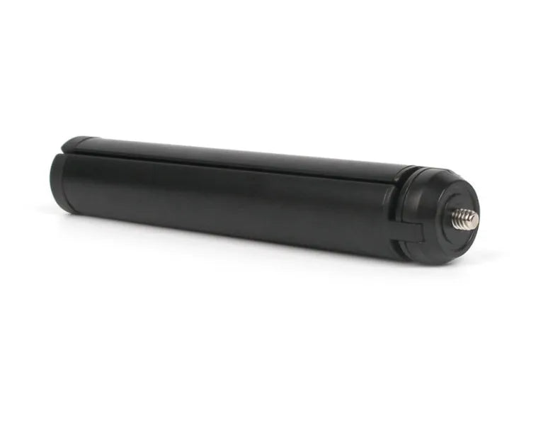 Black aluminium alloy phone tripod with handheld stabilizer for Apple iPhone compatibility
