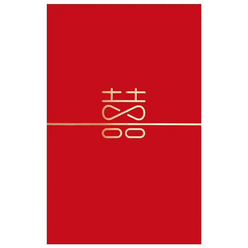 Mini wedding pick-up red packet in Chinese style with paper construction, multiple colour options