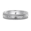 S925 sterling silver couple ring geometric design light luxury style unisex sizes No 5 to No 12