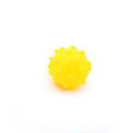 Bright coloured spike-textured dog toy balls with squeaker for small breed dogs