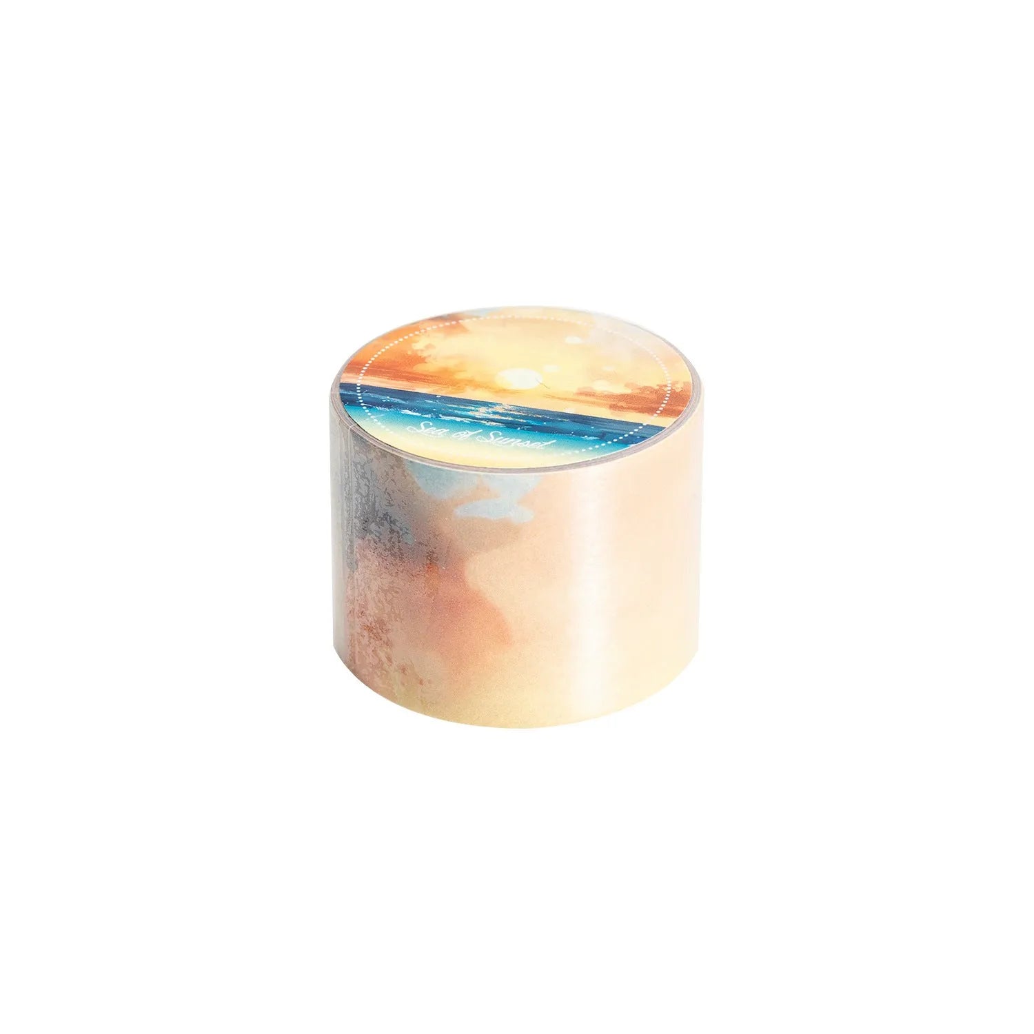 Japanese paper washi tape roll with sky theme patterns measuring 30mm wide