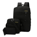Men's USB charging computer bag three-piece set in solid colours with air pillow belt carrying system