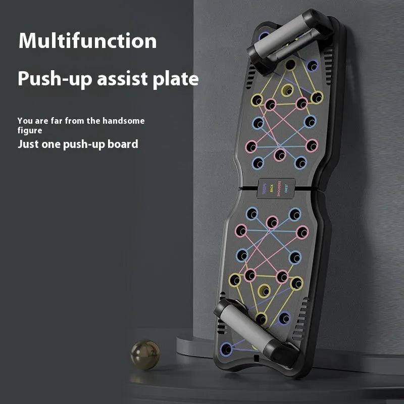 ABS push up support plates for chest shoulder and back workouts on a flat surface