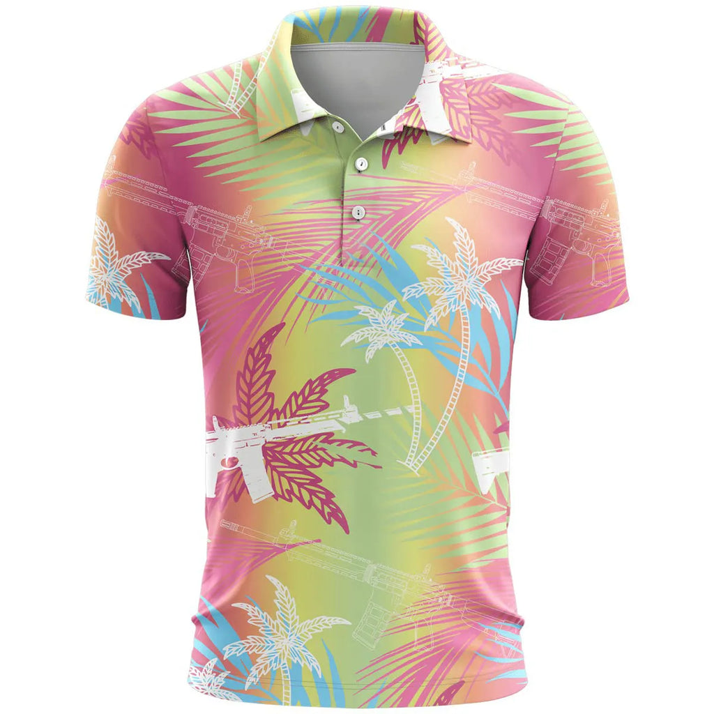 3D printed sports short sleeve top in loose fit with colour matching pattern design