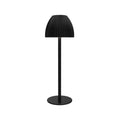 Ins pattern dimming small night lamp with thin round base in black or white colour