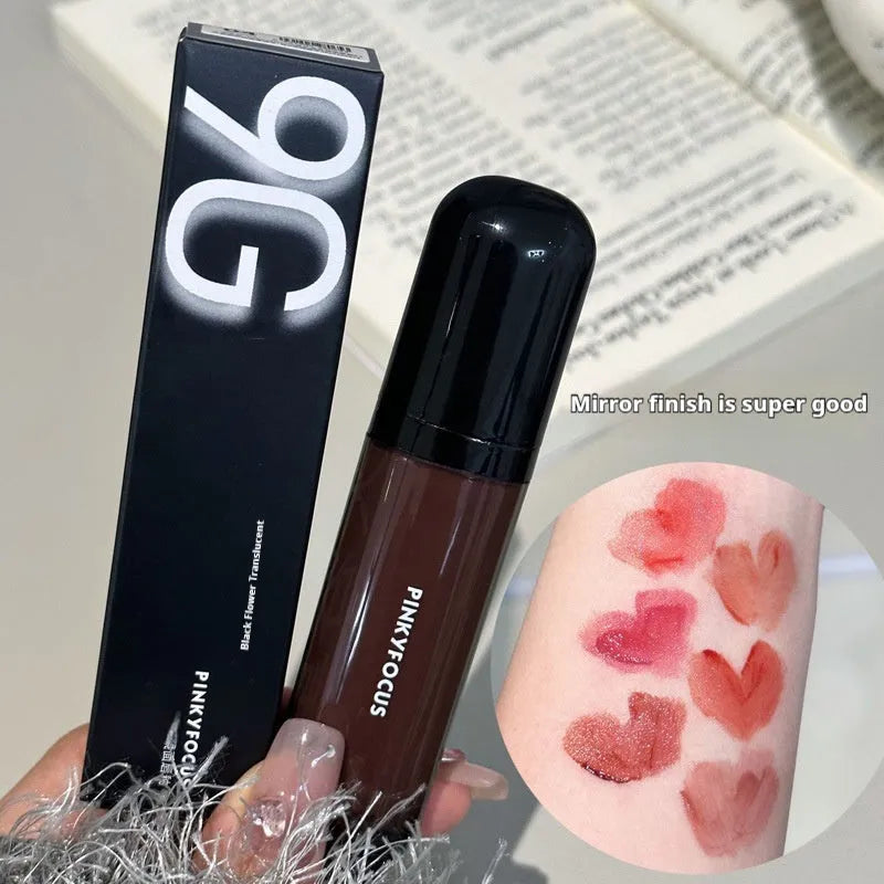 Mirror Lip Paint liquid lipstick in six matte shades: Black Tomato, Orange Brown, Bean Paste, Rose, And Red, Sweet Potato