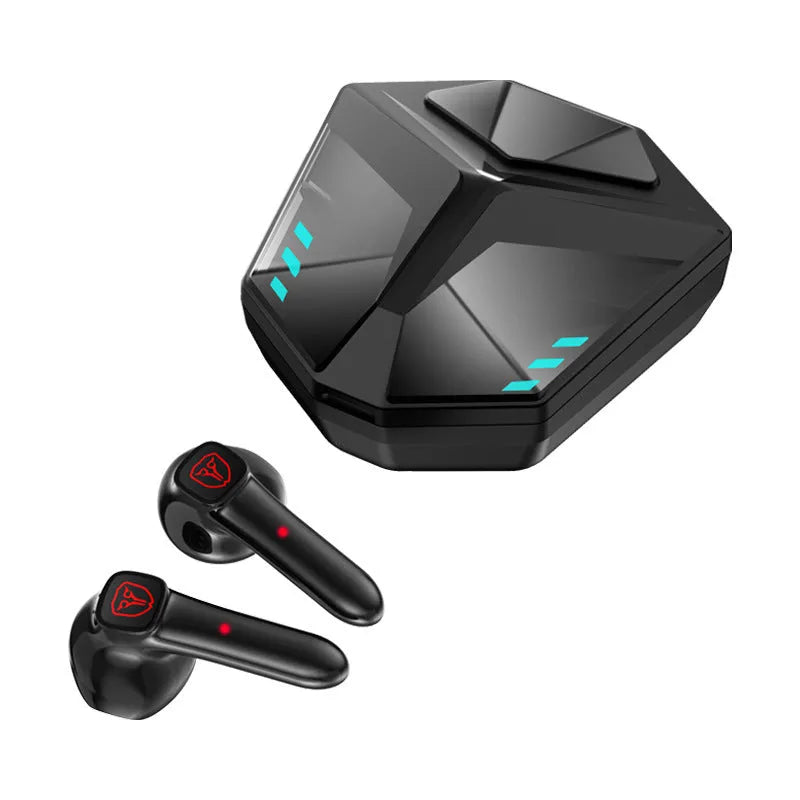 M59 model wireless Bluetooth gaming headset with compact design on a solid background.